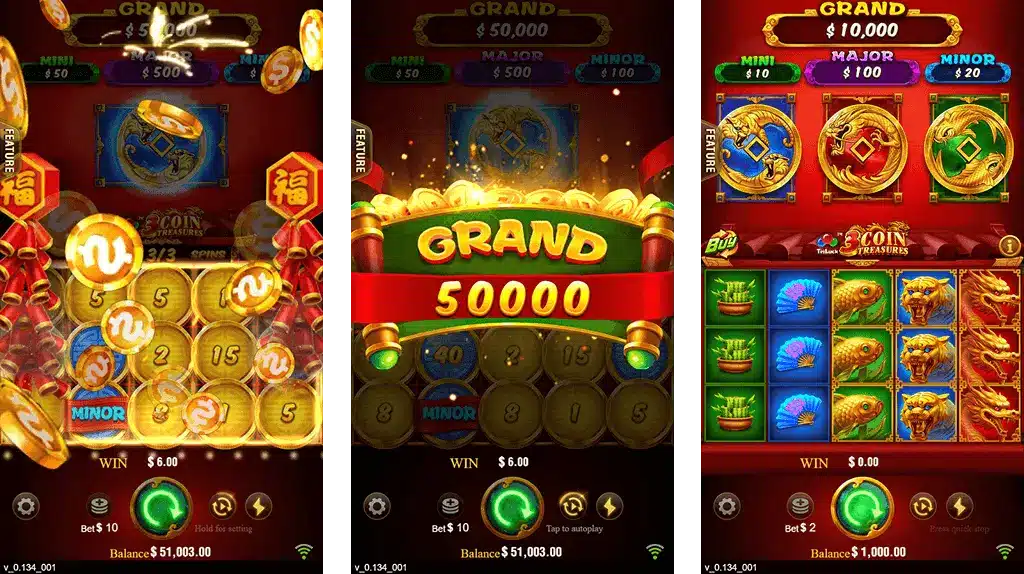 3 Coins Mplludo Bonus